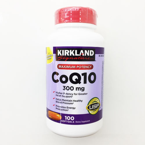 Viên uống hỗ trợ tim mạch Kirkland CoQ10 300mg, 100 viên