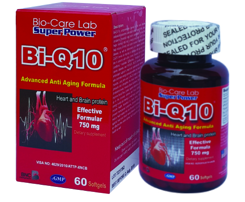 viên uống tăng cường sức khỏe tim mạch Bi-Q10 lọ 100 viên