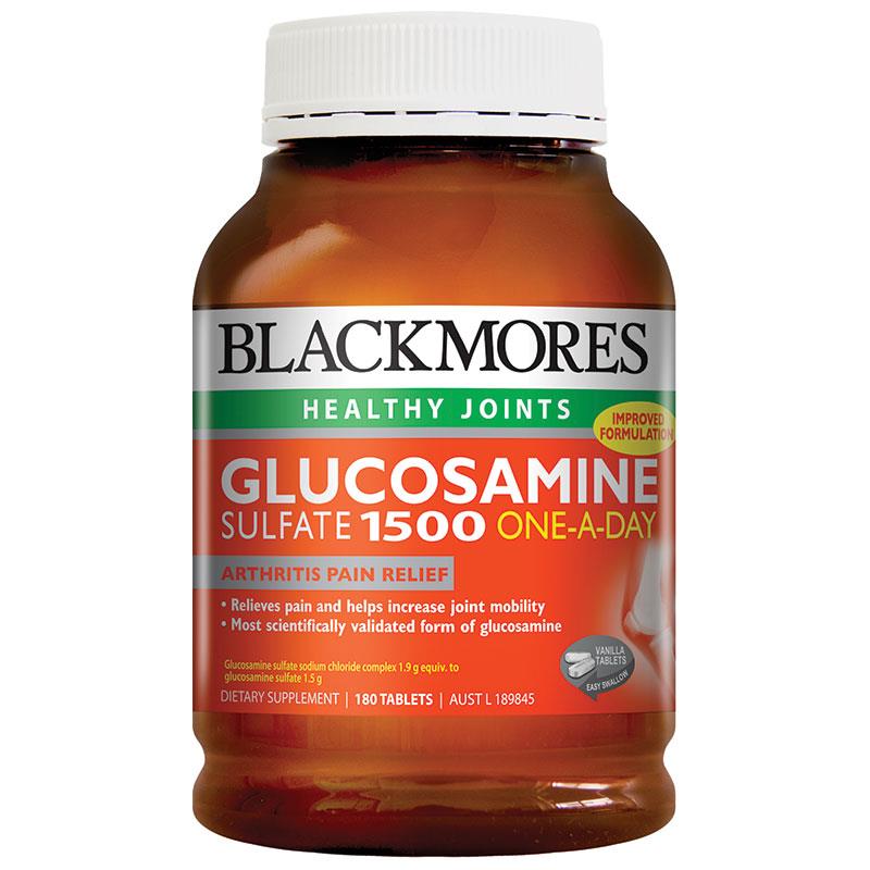 Blackmores Glucosamine 1500 ONE-A-DAY hỗ trợ điều trị xương khớp hiệu quả.