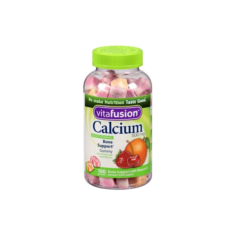 Kẹo dẻo vitamin dành cho người lớn Calcium 500mg Gummy 100 viên của Mỹ 