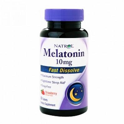 Natrol Melatonin 10mg giúp ngủ sâu giấc