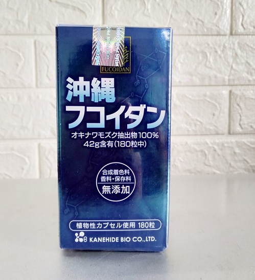 Viên uống điều trị ung thư Okinawa  fucoidan hộp 180 - Nhật Bản