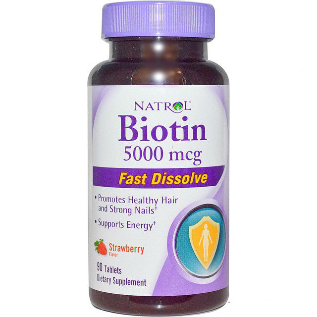 Viên uống mọc tóc Biotin 5000 mcg fast dissolve 250 viên