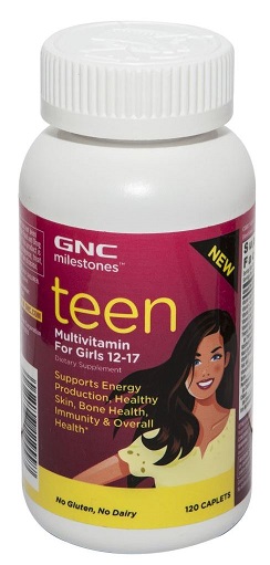 Viên uống tăng cường thể lực - GNC Milestones Teen - Multivitamin For Girls 12-17