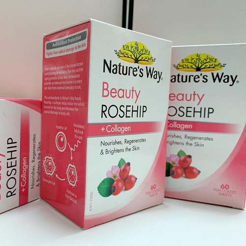 nature's way beauty rosehip + collagen