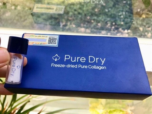 collagen pure dry freeze - dried hộp 7 ống