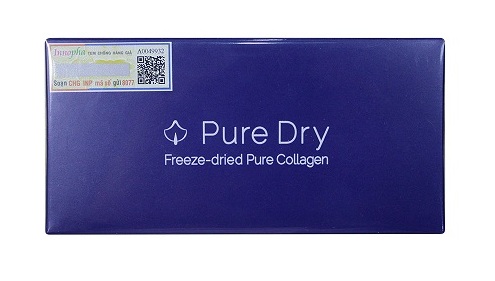  collagen pure dry freeze - dried hộp 7 ống được nhiều khách hàng tin dùng