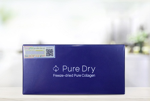  collagen pure dry freeze - dried hộp 7 ống nhật bản