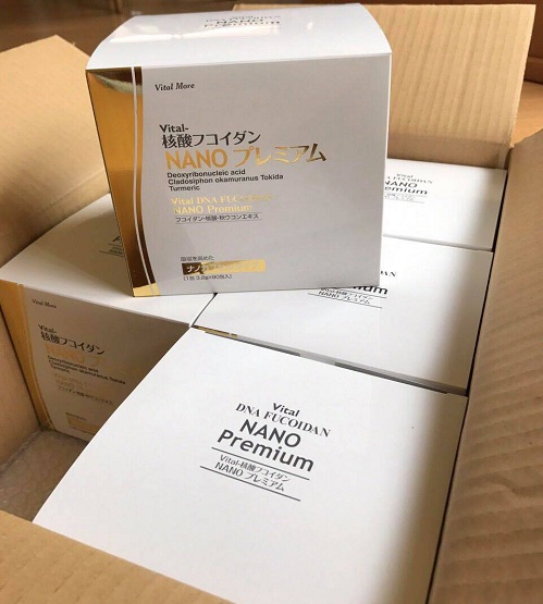 Vital DNA Fucoidan Nano Premium Nhật Bản hộp 30 gói