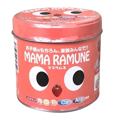 Kẹo Cho Trẻ Biếng Ăn Mama Ramune Nhật Bản 200 Viên 
