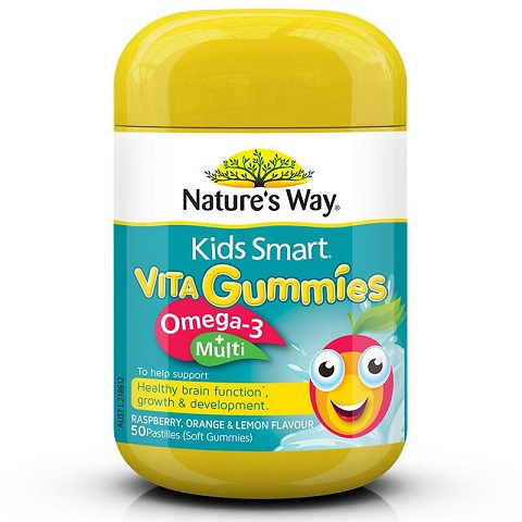 kid smart vita gummies omega 3 lọ 50 viên