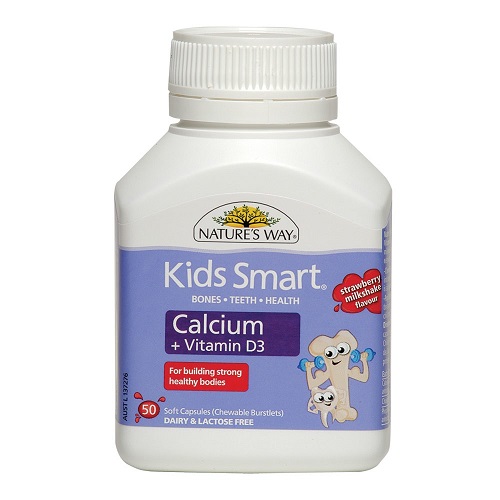 nature's way kid smart calcium viatmin d3 lọ 50 viên