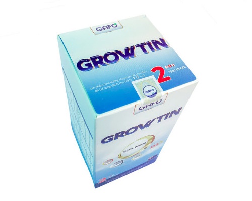 Sữa Gafo Growtin 2: Cho trẻ từ 1-3 tuổi 