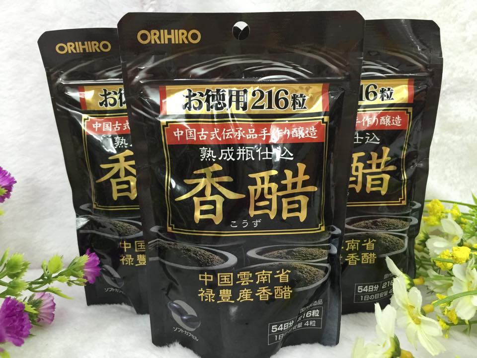 viên uống giảm cân từ dấm đen Orihiro Nhật Bản mang nhiều lợi ích