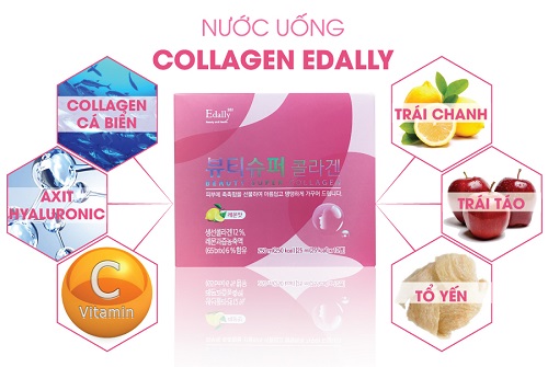 Nước uống Collagen Edally Hàn Quốc chính hãng Beauty Super