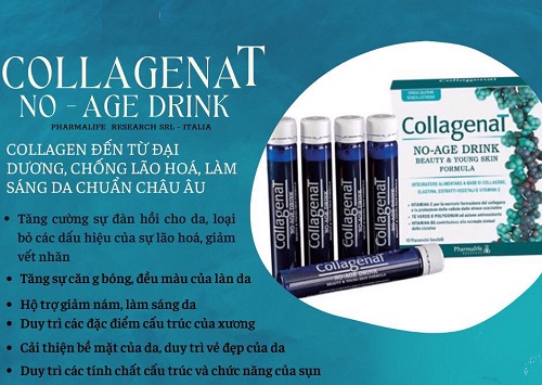 CollagenaT No-Age Drink - Collagen dạng nước số 1 của Ý 
