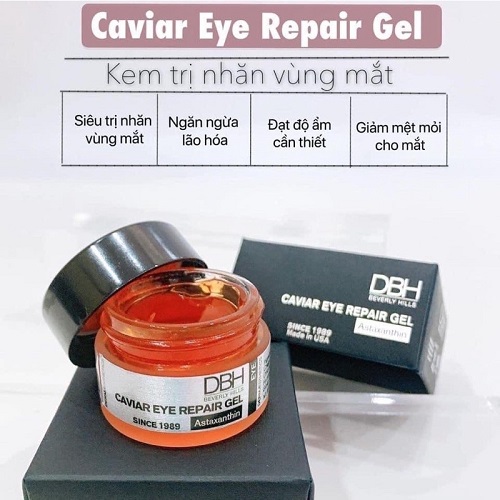 những công dụng nổi bật của dbh caviar eye repair gel