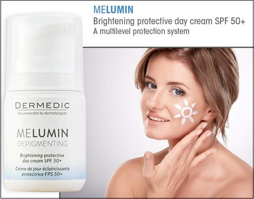 dermedic melumin brightening protective day cream spf50 được hàng triệu người tin dùng