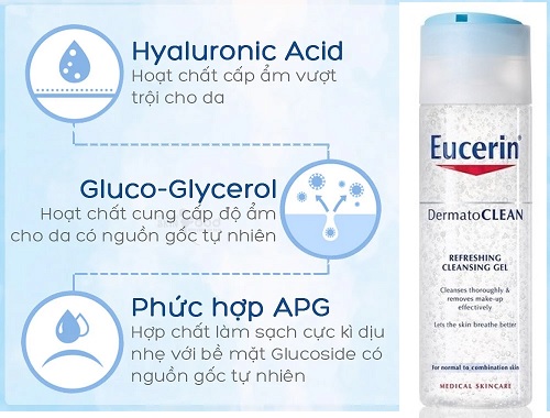  eucerin dermatoclean refreshing cleansing gel