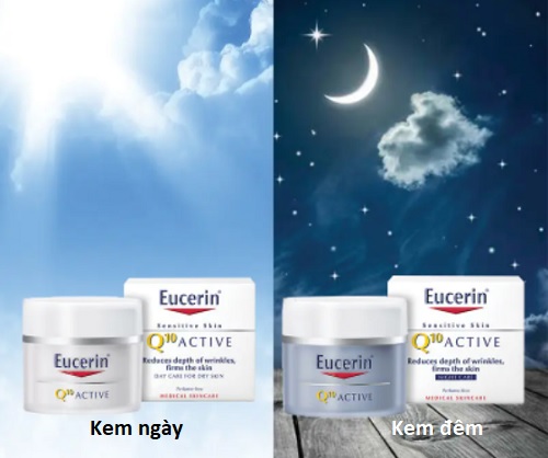 kết hợp sử dụng bộ dưỡng da chống lão hóa ngày và đêm của eucerin để đạt hiệu quả tốt nhất