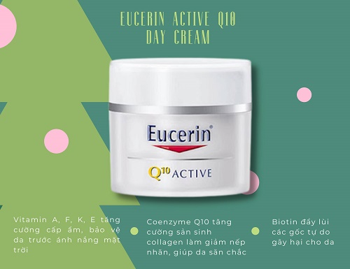thành phần của kem chống lão hóa ban ngày eucerin q10 active day cream 