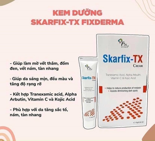 fixderma skarfix-tx cream 15g - kem trị nám