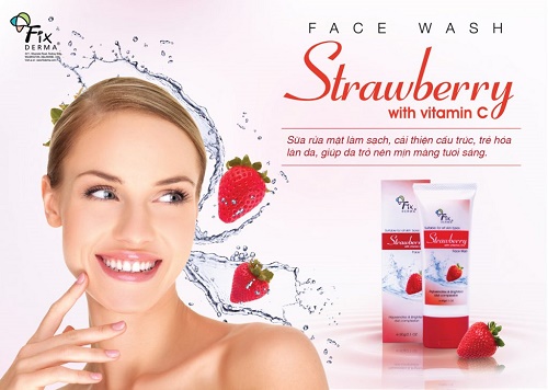 fixderma strawberry face wash nhận được sự tin dùng của hàng triệu người