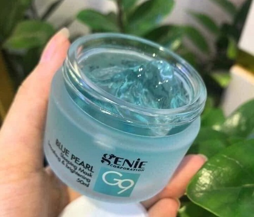 mặt nạ genie blue pearl Hàn Quốc được khuyên dùng cho mọi loại da