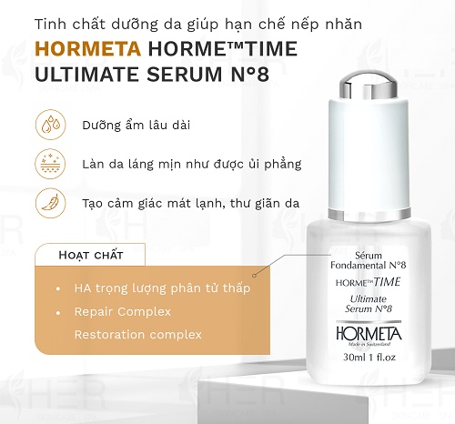 những tác dụng của hormetime ultimate serum n8