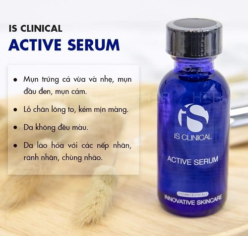 Những công dụng nổi bật của tinh chất  IS Clinical Active Serum