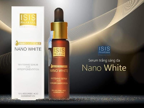 isis pharma nano white serum