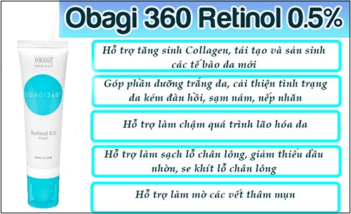 obagi360 retinol 0.5 cream - bí quyết hồi sinh làn da tươi trẻ