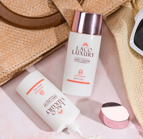 Kem chống nắng Laco Luxury Sun Cream an toàn cho mọi loại da