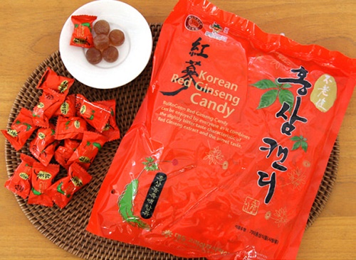 kẹo sâm korean red ginseng candy giúp cơ thể tỉnh táo khỏe mạnh
