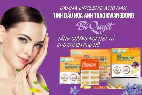 Kwangdong Gamma Linolenic Acid Max  tăng cường nội tiết tố nữ
