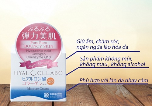 điểm nổi bật của meishoku hyalcollabo emollient moisture cream