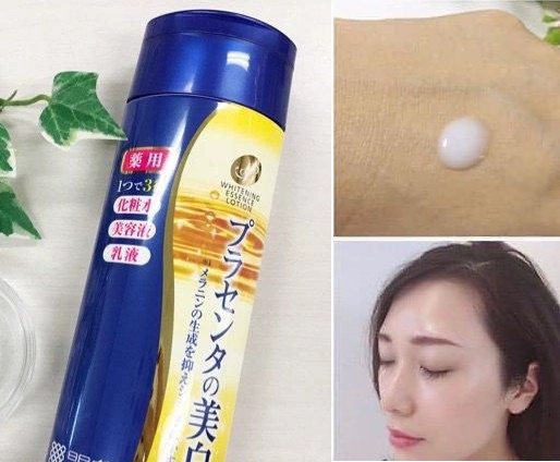 meishoku placewhiter essence lotion dễ dàng thẩm thấu vào tế bào da