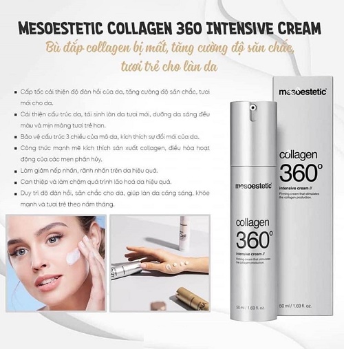 Những công dụng nổi bật của Mesoestetic Collagen 360° Intensive Cream