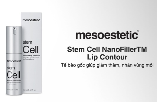 dưỡng môi mesoestetic stem cell nanofiller lip contour 