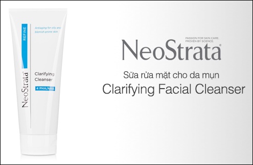 neostrata clarifying cleanser 4 pha/aha đảm bảo an toàn không gây kích ứng da