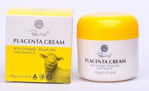 Blue Pure Placenta Cream 100g – Kem dưỡng da nhau thai cừu
