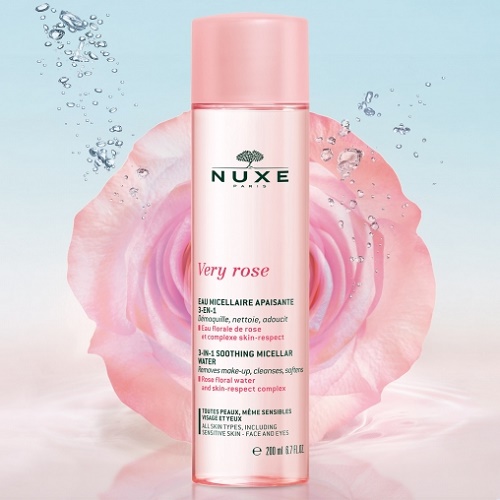 nuxe very rose 3-in-1 soothing micellar water được các chị em yêu thích tin dùng
