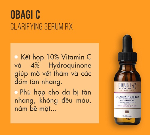obagi-c rx c-clarifying serum normal to oily - bí quyết cho làn da tươi trẻ khỏe đẹp