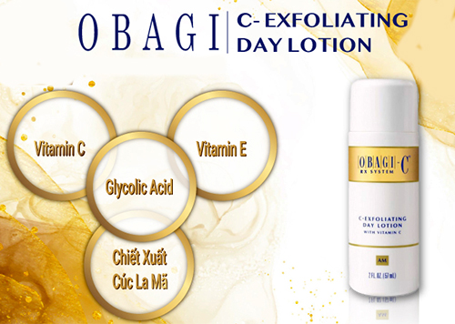 những thành phần của obagi c rx exfoliating day lotion