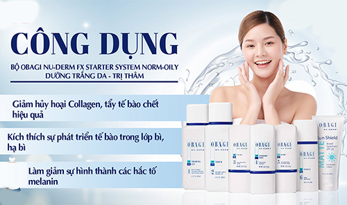 một số những công dụng của obagi nu-derm system for normal to oily skin