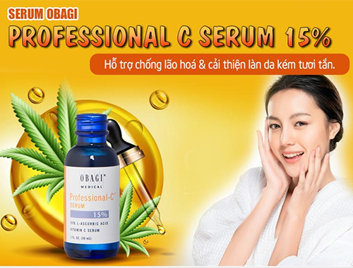 obagi professional c serum 15 - bí quyết cho làn da sáng mịn tươi trẻ