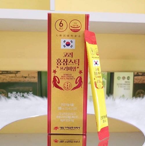 korea red ginseng stick premium đóng gói nhỏ tiện lợi khi sử dụng