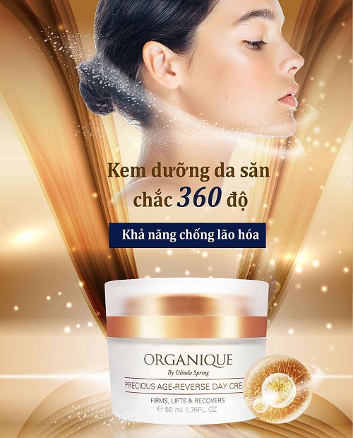organique age-reverse day cream cho làn da khỏe đẹp dài lâu  