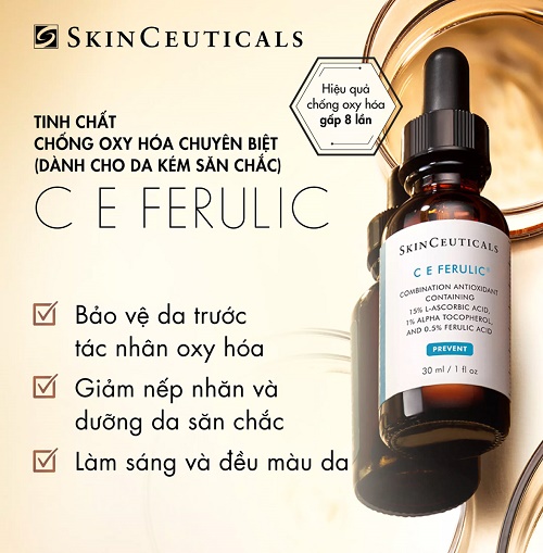 Những công dụng nổi bật của serum SkinCeuticals Vitamin C E Ferulic 
