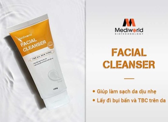 Mediworld Facial Cleanser giúp làm sạch mà không gây hại cho làn da